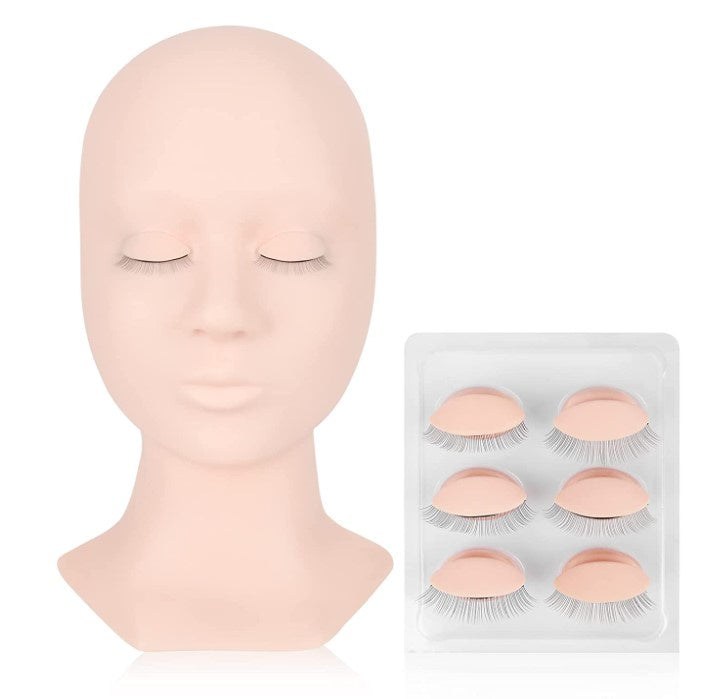 Lash Mannequin (with Removable Eyelids)