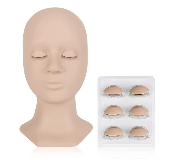 Lash Mannequin (with Removable Eyelids)