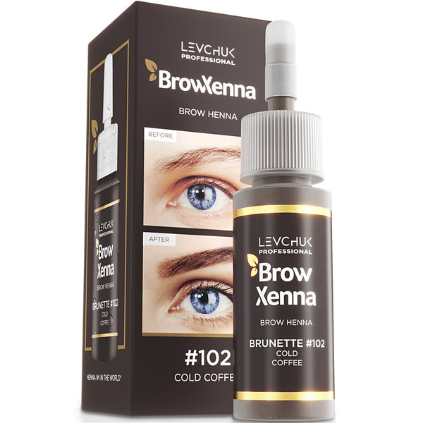 browxenna henna vial cold coffee brunette 102