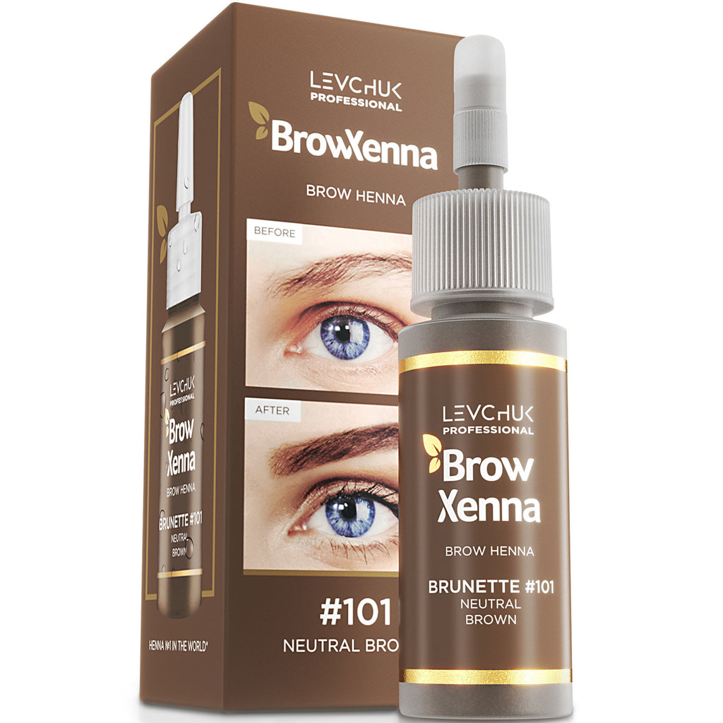 browxenna henna vial neutral brown brunette 101